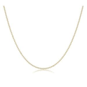 NWT ENEWTON 17” choker classic beaded chain - gold